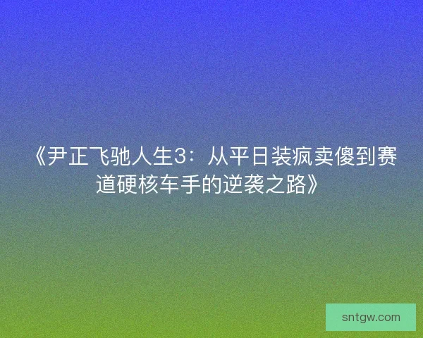 《尹正飞驰人生3:从平日装疯卖傻到赛道硬核车手的逆袭之路》 《尹正飞驰人生3:从平日装疯卖傻到赛道硬核车手的逆袭之路》